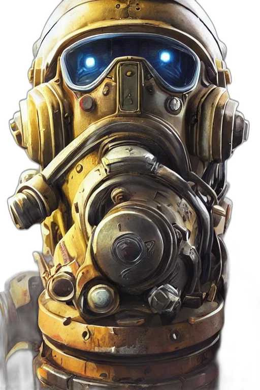 robot, mask, face, weapon transparent PNG cut-out