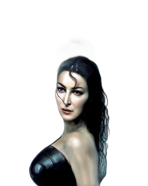 jewelry, face, dress, crown, fantasy art, comic book art, photorealistic, concept art transparent PNG cut-out