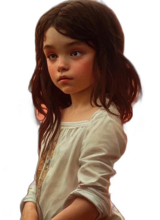 dress, face, staff, crown, photorealistic, concept art, fantasy art, oil painting transparent PNG cut-out