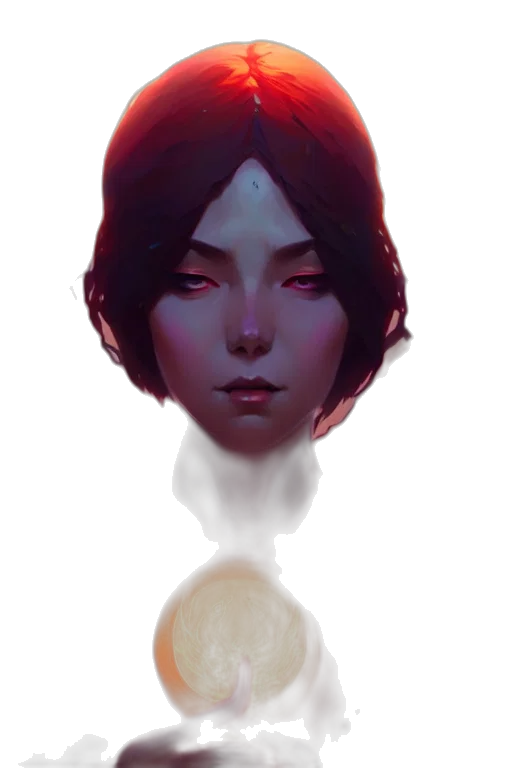 face, mask, staff, crown, concept art, fantasy art, photorealistic, 3d render transparent PNG cut-out