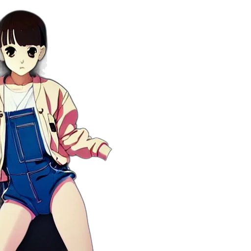 jacket, anime, cartoon, concept art transparent PNG cut-out