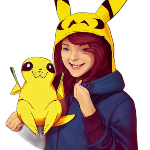 pixel art, cartoon, anime, fantasy art transparent PNG cut-out