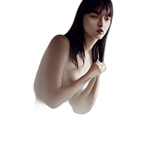 dress, jewelry, face, creature transparent PNG cut-out