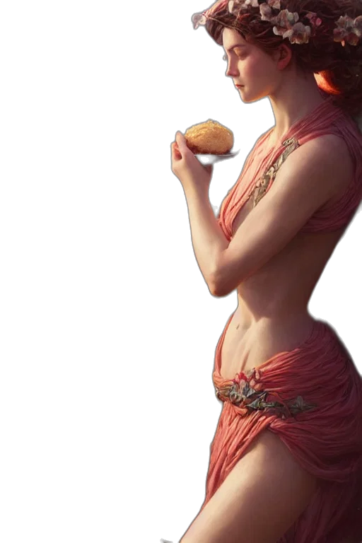 dress, jewelry, food, concept art transparent PNG cut-out