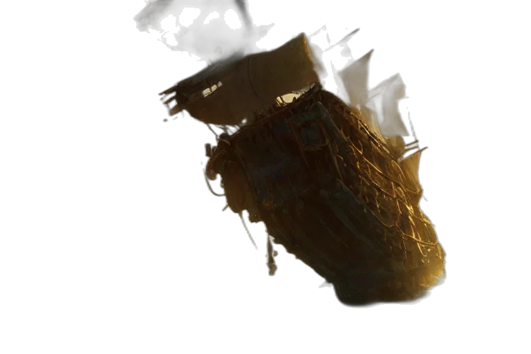 weapon, crown, mask, dragon, concept art, 3d render, fantasy art, photorealistic transparent PNG cut-out