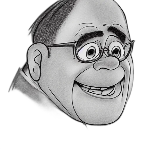 face, staff, cartoon, pencil sketch transparent PNG cut-out