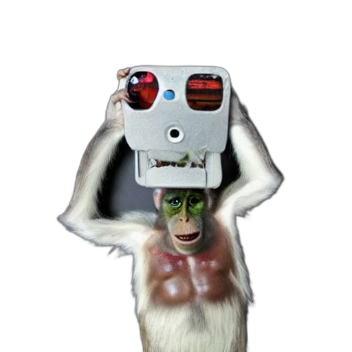 robot, mask, creature, animal, 3d render, concept art, photorealistic, cyberpunk transparent PNG cut-out