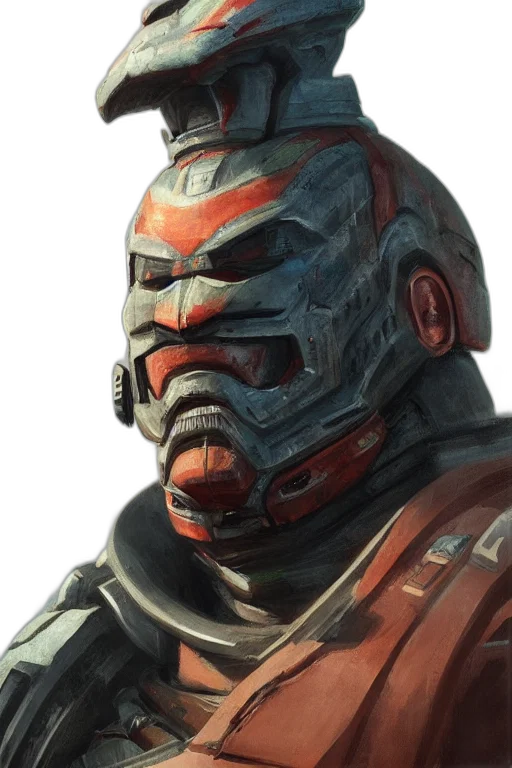 mask, face, concept art, 3d render transparent PNG cut-out