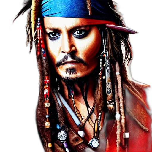 jewelry, face, staff, hat, photorealistic, fantasy art, comic book art, oil painting transparent PNG cut-out