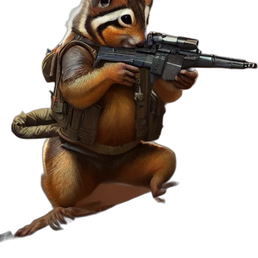animal, weapon, staff, creature transparent PNG cut-out