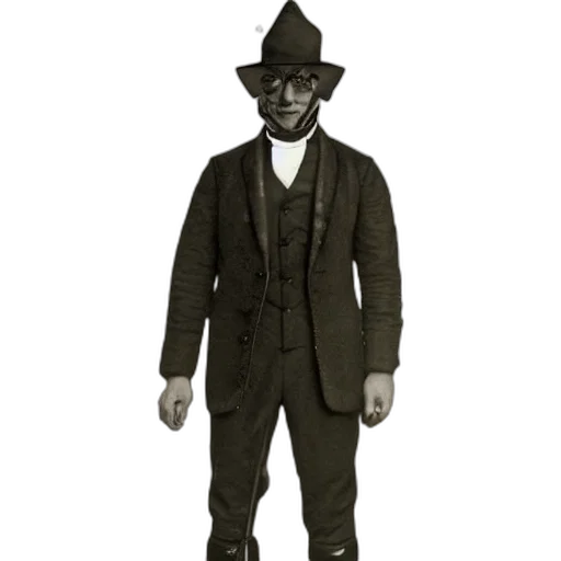 staff, hat, mask, jacket transparent PNG cut-out