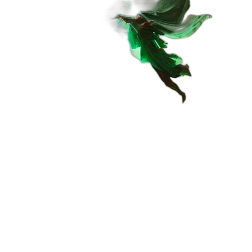 dragon, flower, umbrella, staff transparent PNG cut-out
