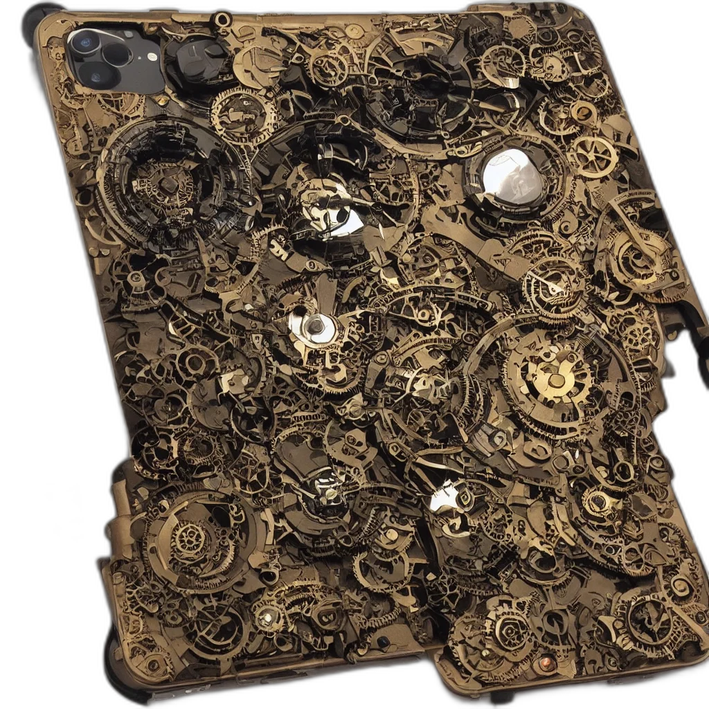 jewelry, jacket, crown, steampunk, iphone transparent PNG cut-out