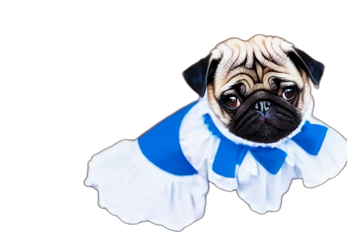 animal, dress, creature, photorealistic transparent PNG cut-out