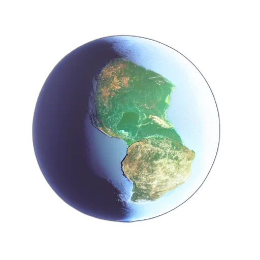 hair, 3d render, photorealistic, earth tones, rubber, ball, band, planet transparent PNG cut-out