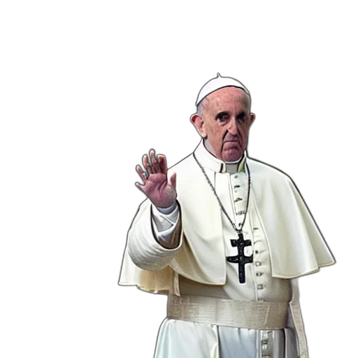 staff, photorealistic, 3d render, concept art, pixel art, pope, cloning transparent PNG cut-out