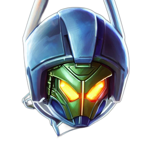 robot, mask, face, weapon transparent PNG cut-out