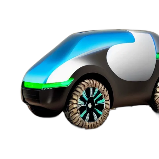 car, 3d render, concept art, hamster transparent PNG cut-out