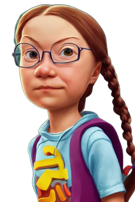 face, staff, cartoon, 3d render transparent PNG cut-out