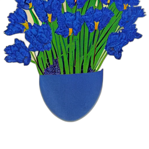 flower, crown, hat, staff transparent PNG cut-out