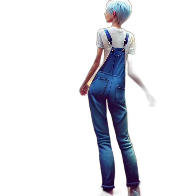 dress, robot, jacket, staff, concept art, anime, watercolor, 3d render transparent PNG cut-out