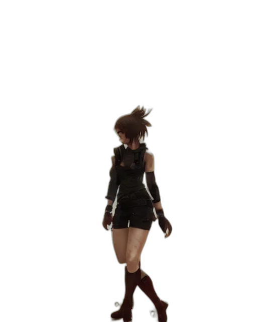staff, weapon, dress, jacket, 3d render, concept art, pixel art, cyberpunk transparent PNG cut-out