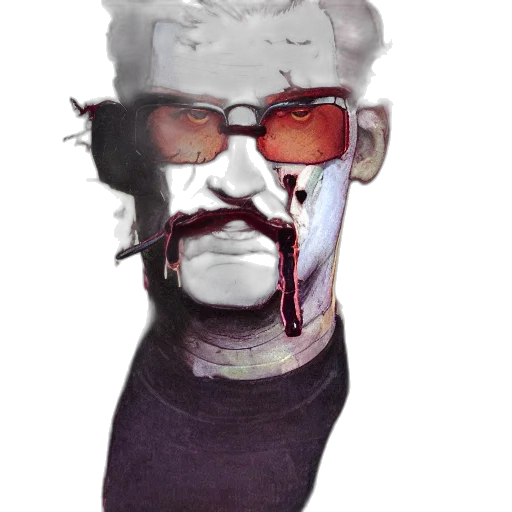 face, mask, staff, robot transparent PNG cut-out