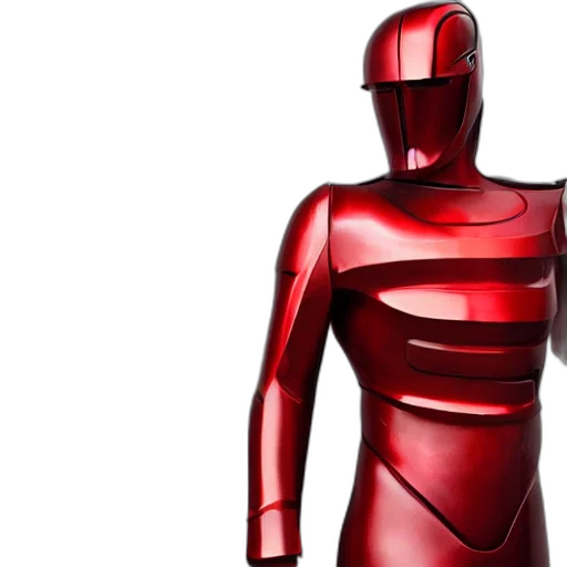 robot, dress, 3d render, concept art transparent PNG cut-out