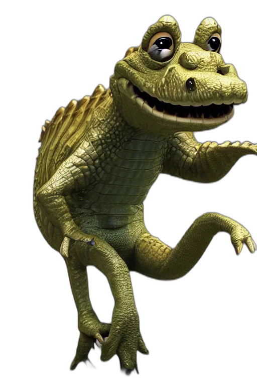 dragon, creature, animal, staff transparent PNG cut-out