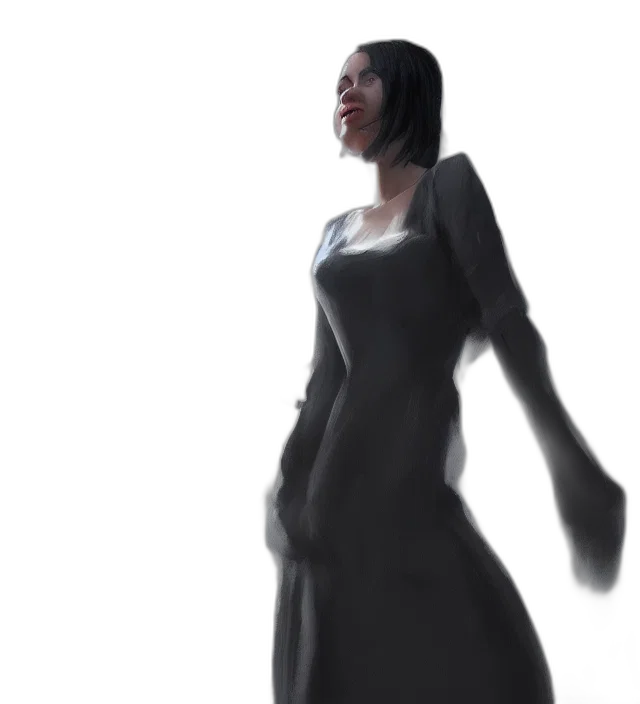 dress, staff, robot, face transparent PNG cut-out