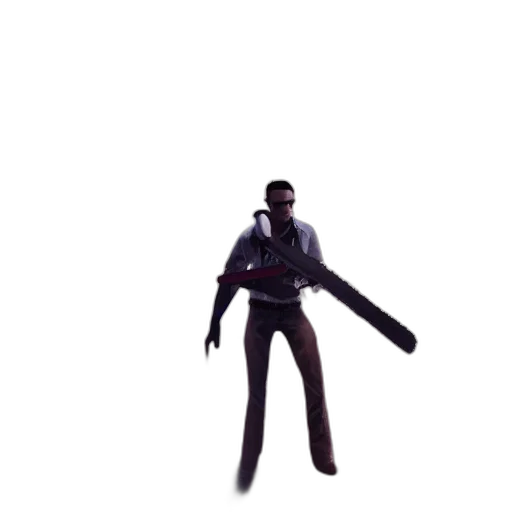 staff, jacket, weapon, robot, 3d render, concept art, pixel art, cyberpunk transparent PNG cut-out