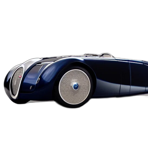 car, 3d render, photorealistic, concept art, bugatti, type, atlantic, concept transparent PNG cut-out