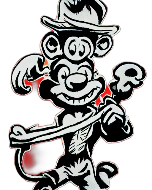 staff, cartoon, medium, shot transparent PNG cut-out