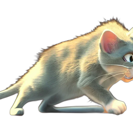 animal, creature, staff, weapon transparent PNG cut-out