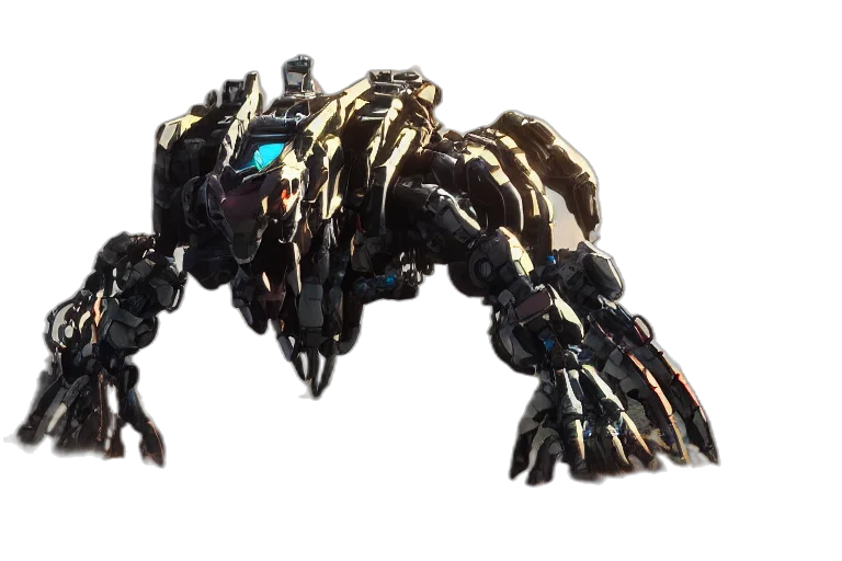 robot, animal, creature, weapon transparent PNG cut-out
