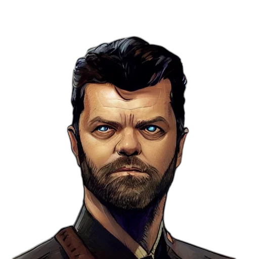 staff, face, comic book art, concept art, fantasy art, photorealistic, beautiful, portrait transparent PNG cut-out