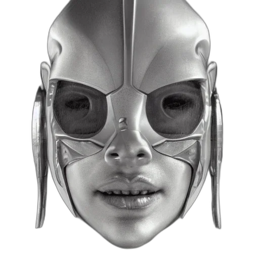 mask, face, robot, crown transparent PNG cut-out