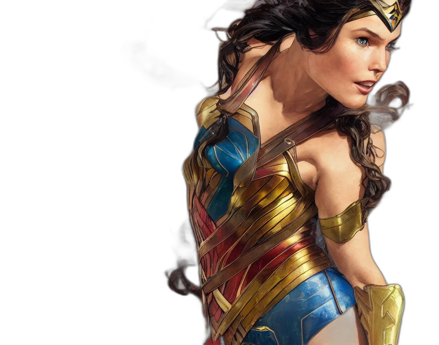 comic book art, concept art, fantasy art, photorealistic transparent PNG cut-out