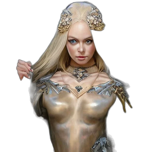jewelry, crown, dress, mask, fantasy art, concept art, photorealistic, comic book art transparent PNG cut-out