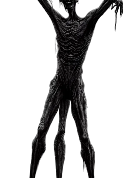 creature, animal, hair, staff, concept art, 3d render, comic book art, fantasy art transparent PNG cut-out