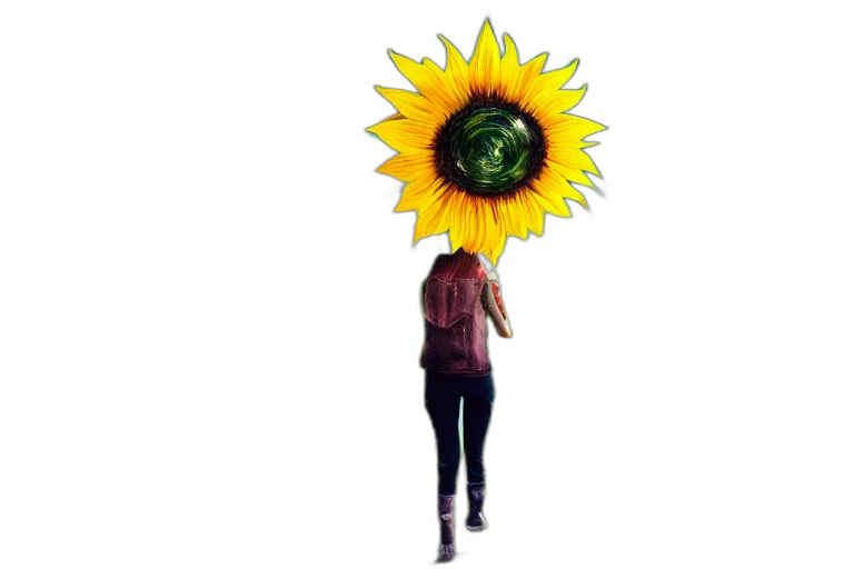 flower, crown, staff, weapon transparent PNG cut-out