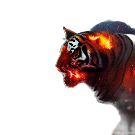 animal, creature, mask, dragon, concept art, fantasy art, 3d render, photorealistic transparent PNG cut-out