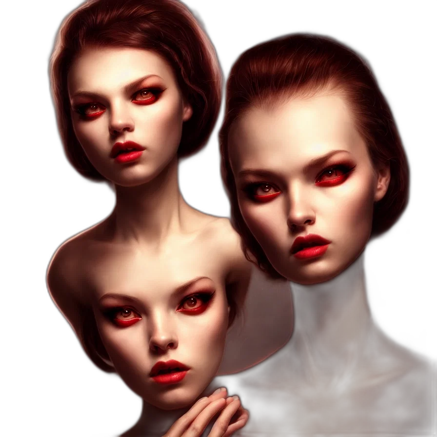 face, concept art, fantasy art, photorealistic transparent PNG cut-out