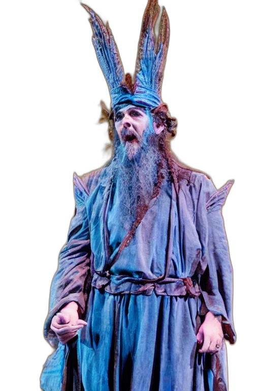 staff, creature, crown, mask transparent PNG cut-out