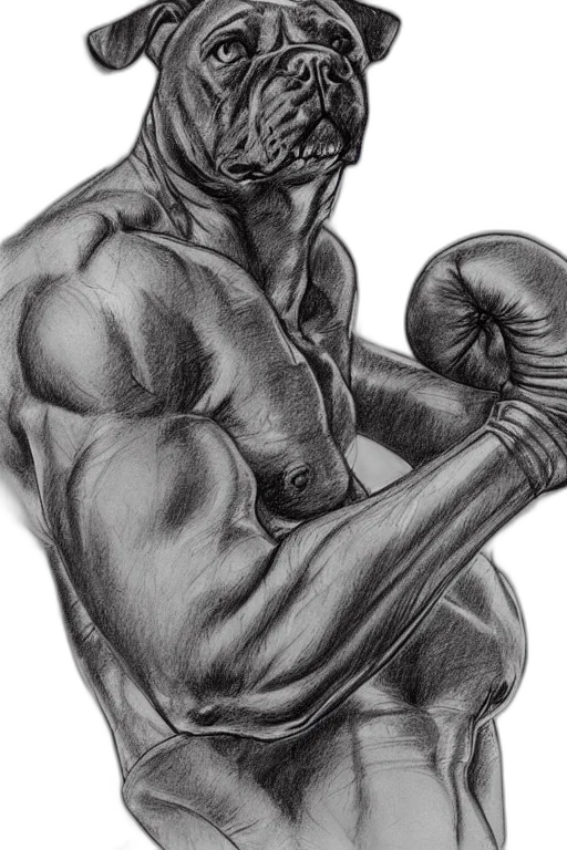 animal, face, weapon, photorealistic, pencil sketch, cartoon, concept art, highly transparent PNG cut-out