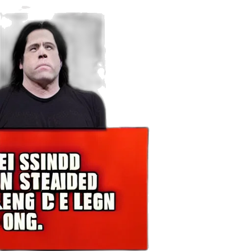 glenn, danzig, lost, inside transparent PNG cut-out