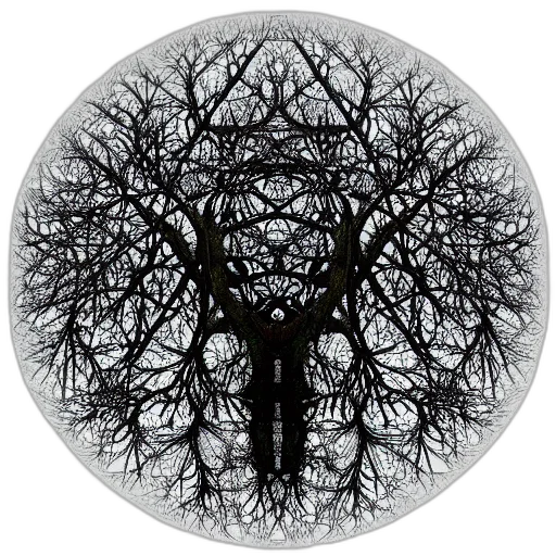 tree, crown, mask, hair transparent PNG cut-out