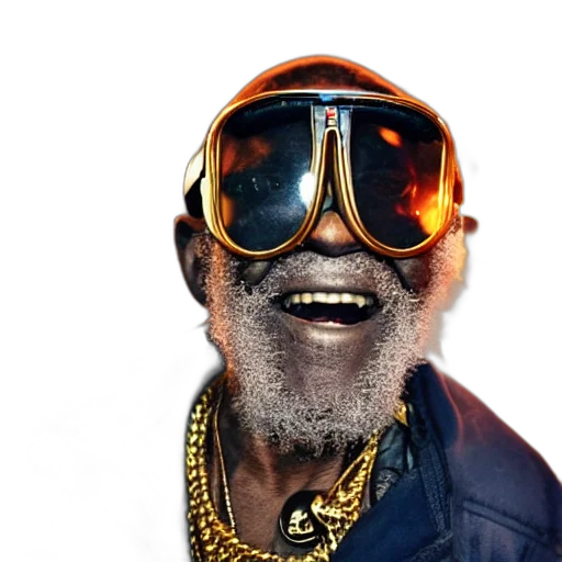 face, mask, jacket, staff, photorealistic, 3d render, concept art, far transparent PNG cut-out