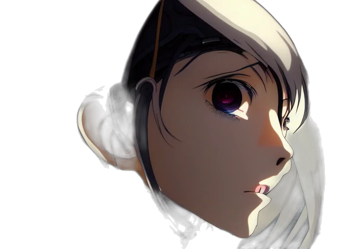face, mask, crown, robot, anime, concept art, photorealistic, 3d render transparent PNG cut-out