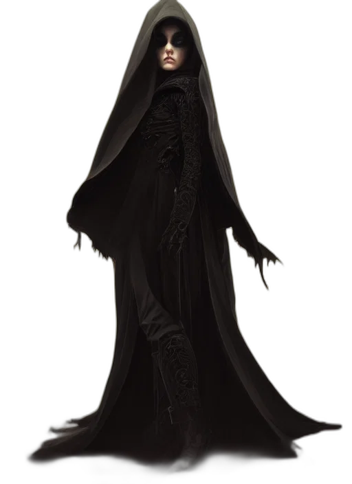 dress, mask, concept art, fantasy art transparent PNG cut-out
